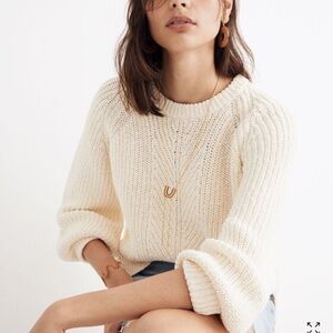Madewell Balloon-Sleeve Pullover Sweater